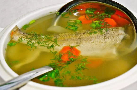 Рыбный суп из окуня