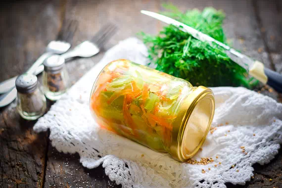 Салат из кабачков на зиму - классический рецепт с пошаговыми фото