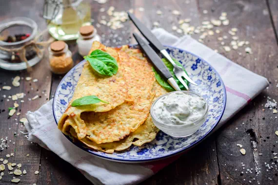 Монастырская кухня блины овсяные