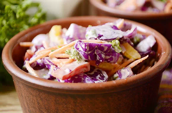 Салат из кольраби и овощей - оригинальный рецепт с пошаговыми фото