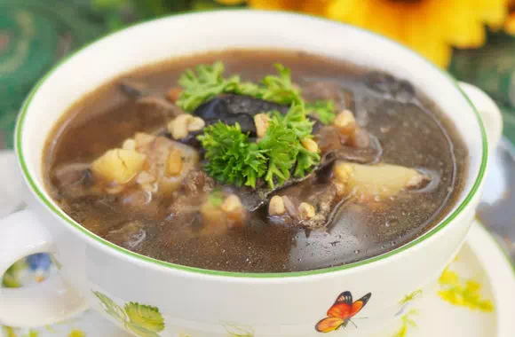 Грибной суп на мясном бульоне - пошаговый рецепт