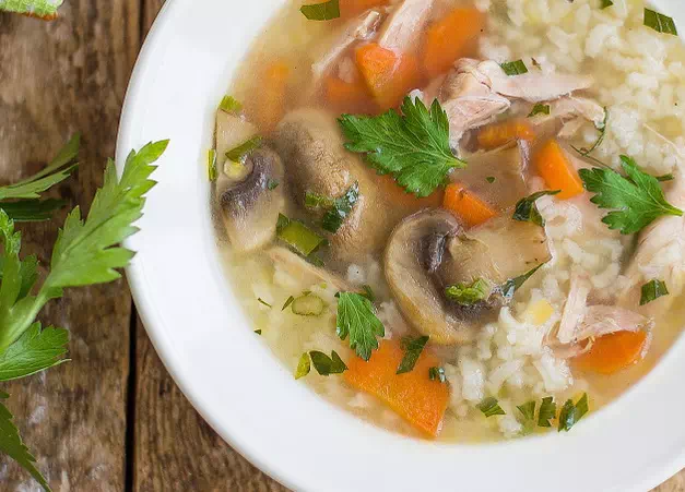 Грибной суп с рисом - пошаговый рецепт с фото