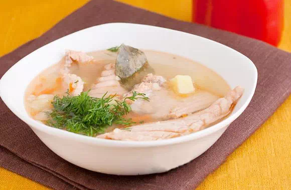 Рыбный суп из кеты 
