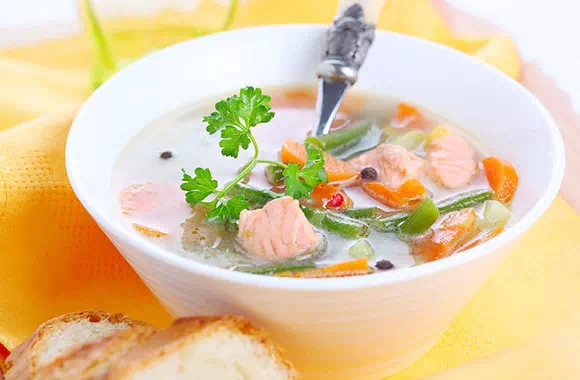 Диетический рыбный суп