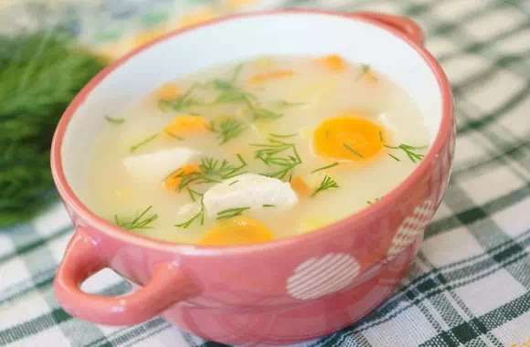 Сырный суп для детей
