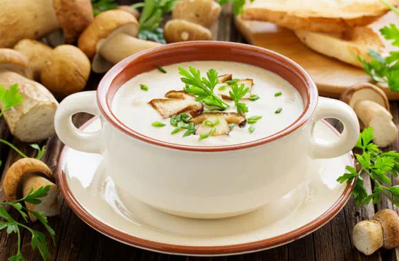 Крем-суп из белых грибов - пошаговый рецепт