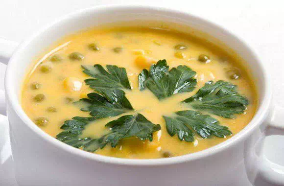 Гороховый суп с сыром - пошаговый рецепт