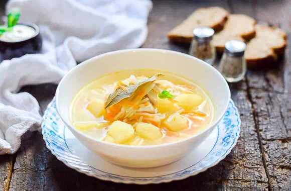 Вермишелевый суп с курицей - простой рецепт с пошаговыми фото