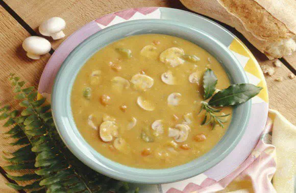Гороховый суп с грибами - пошаговый рецепт
