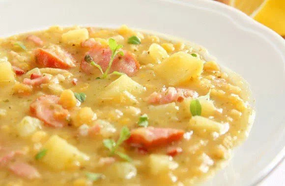 Гороховый суп с картошкой - пошаговый рецепт