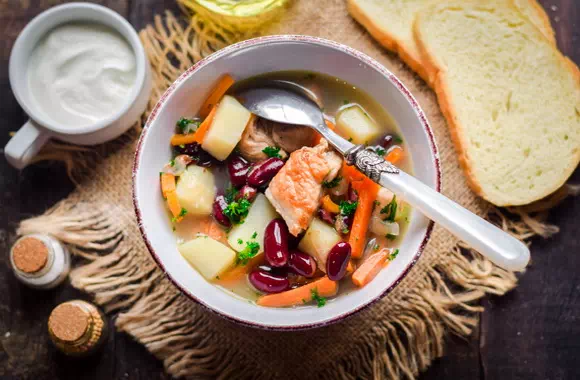 Суп из красной фасоли с мясом - классический рецепт с пошаговыми фото