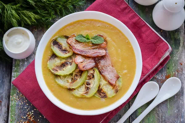 Суп-пюре из кабачков и картофеля - простой рецепт с пошаговыми фото
