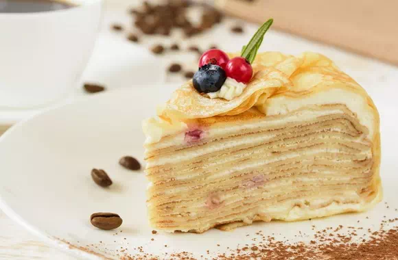 Блинный торт - простой пошаговый рецепт