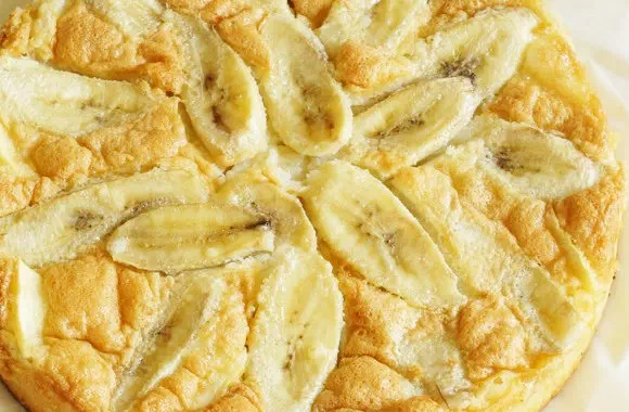 Яблочно-банановый пирог