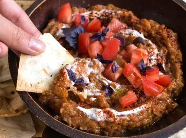 Греческая закуска из баклажанов