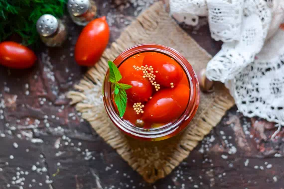 Сладкие помидоры на зиму - очень простой рецепт с пошаговыми фото