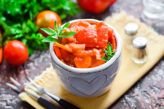Домашнее лечо из перца с морковью и луком на зиму - очень простой рецепт с пошаговыми фото