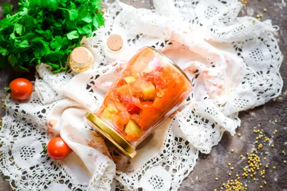 Лечо из кабачков на зиму с томатной пастой - оригинальный рецепт с пошаговыми фото