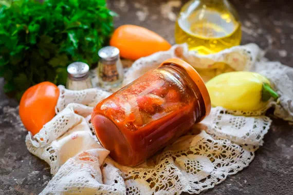 Лечо из болгарского перца на зиму «Пальчики оближешь» - очень простой рецепт