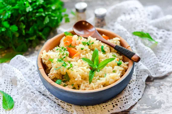 Рис с фаршем на сковороде - очень простой рецепт с пошаговыми фото