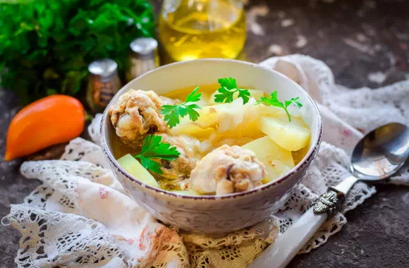 Курица с картошкой в банке в духовке - пошаговый рецепт с фото