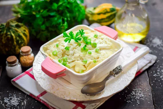 Горбуша с картошкой в духовке - оригинальный рецепт с пошаговыми фото