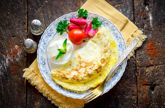 Омлет с молоком на сковороде - классический рецепт с пошаговыми фото
