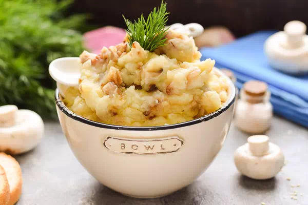 Картофельное пюре с грибами - простой рецепт с пошаговыми фото