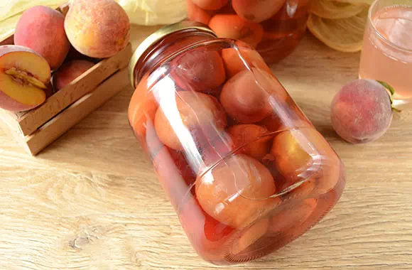 Компот из персиков - оригинальный рецепт с пошаговыми фото